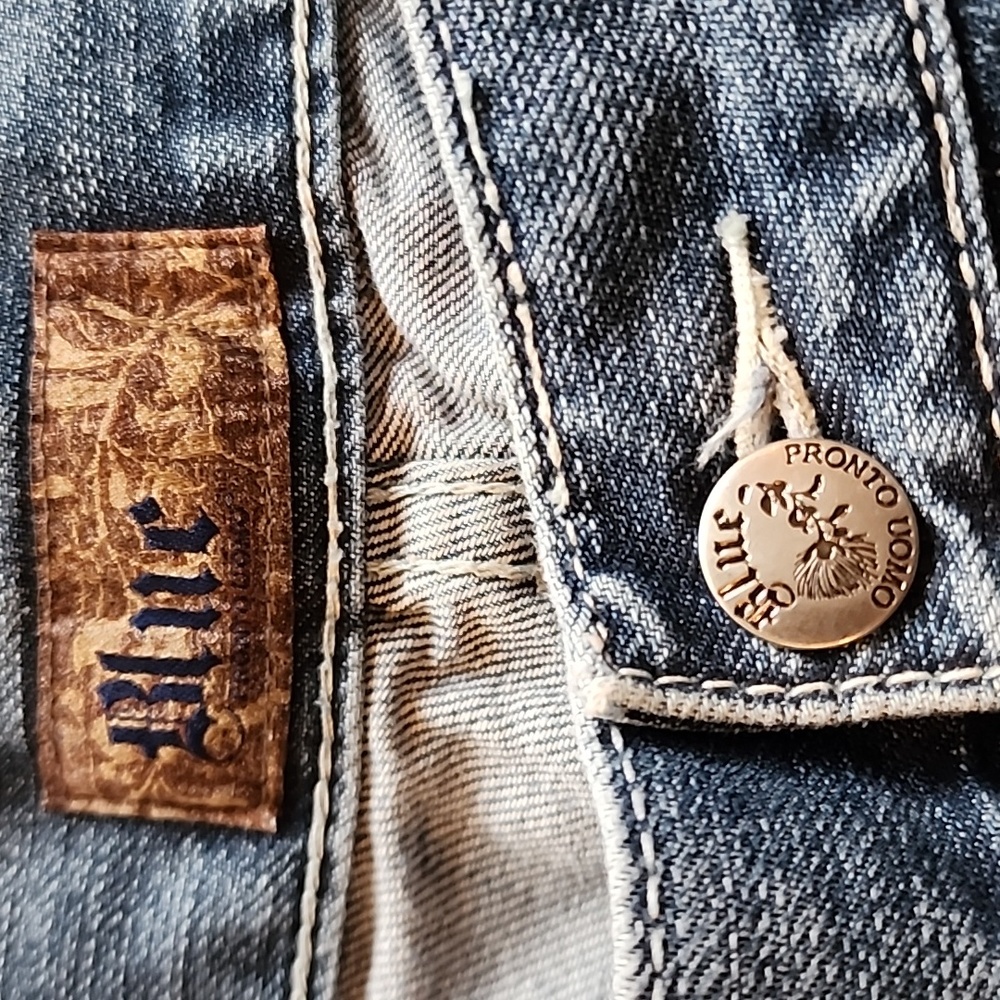 Blue Pronto Uomo Jeans Men size 40x34 - Picture 2 of 4